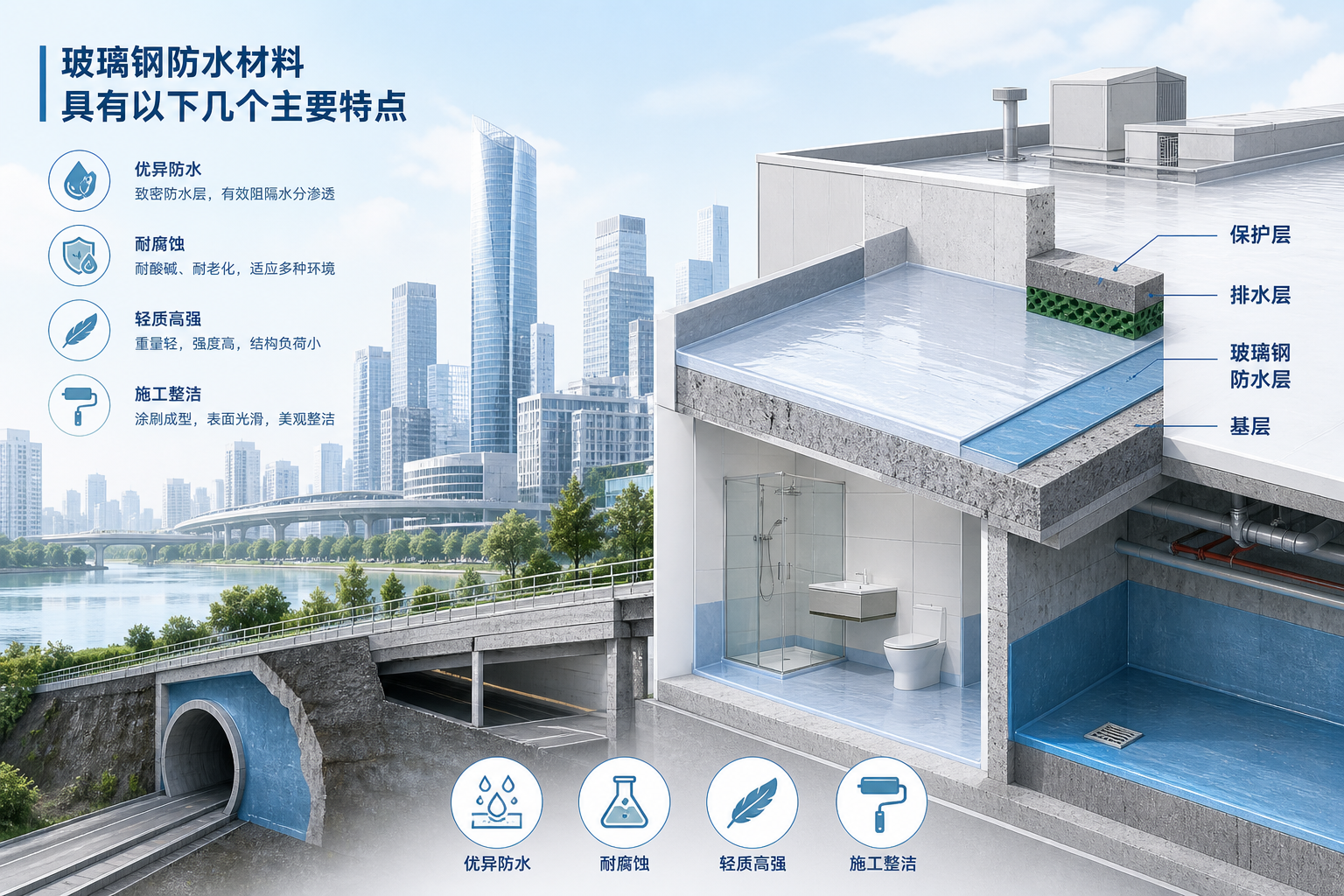 2023年玻璃钢防水材料市场趋势分析，关注 龙岩 发展